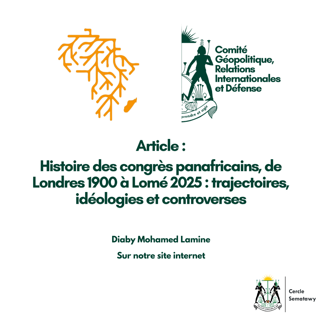 Histoire des congrès panafricains, de Londres 1900 à Lomé 2025 : trajectoires, idéologies et&nbsp;controverses