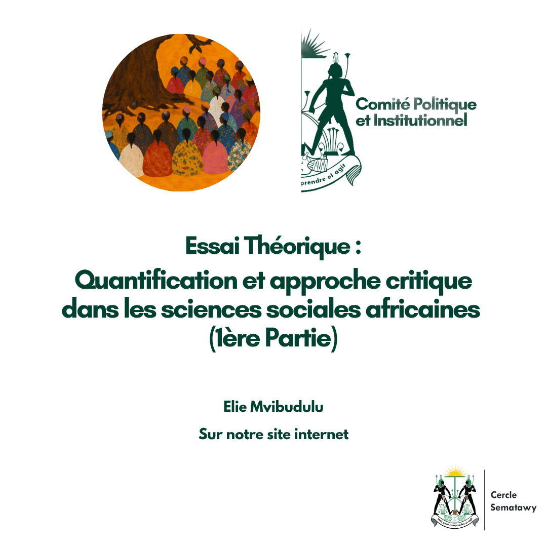 Quantification et approche critique dans les sciences sociales africaines (1ère&nbsp;partie)
